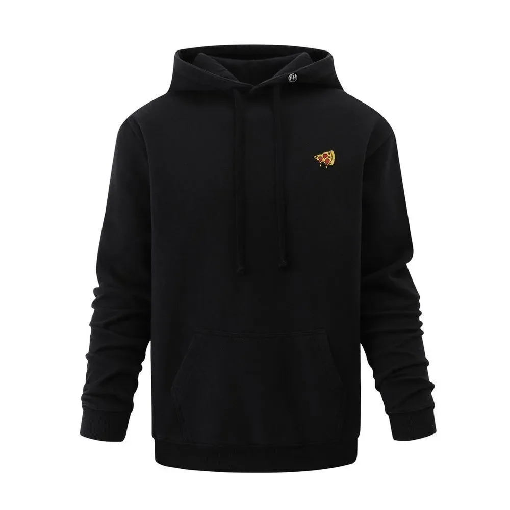 Fresh Hoods One Slice Embroidered Hoodie Black S NWT